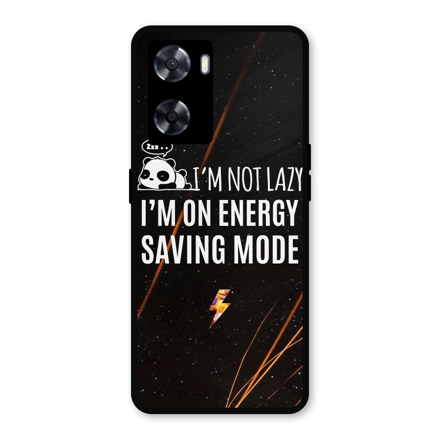Energy Saving Mode Metal Back Case for Oppo A57 2022