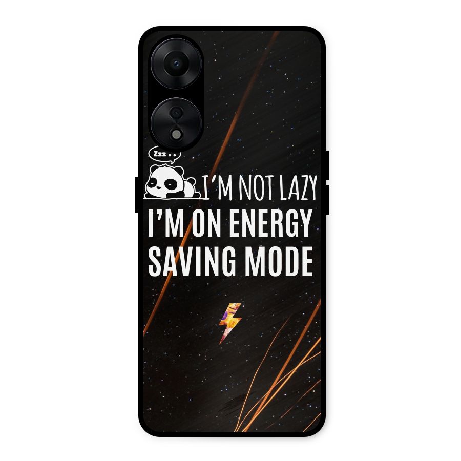 Energy Saving Mode Metal Back Case for Oppo A78 5G