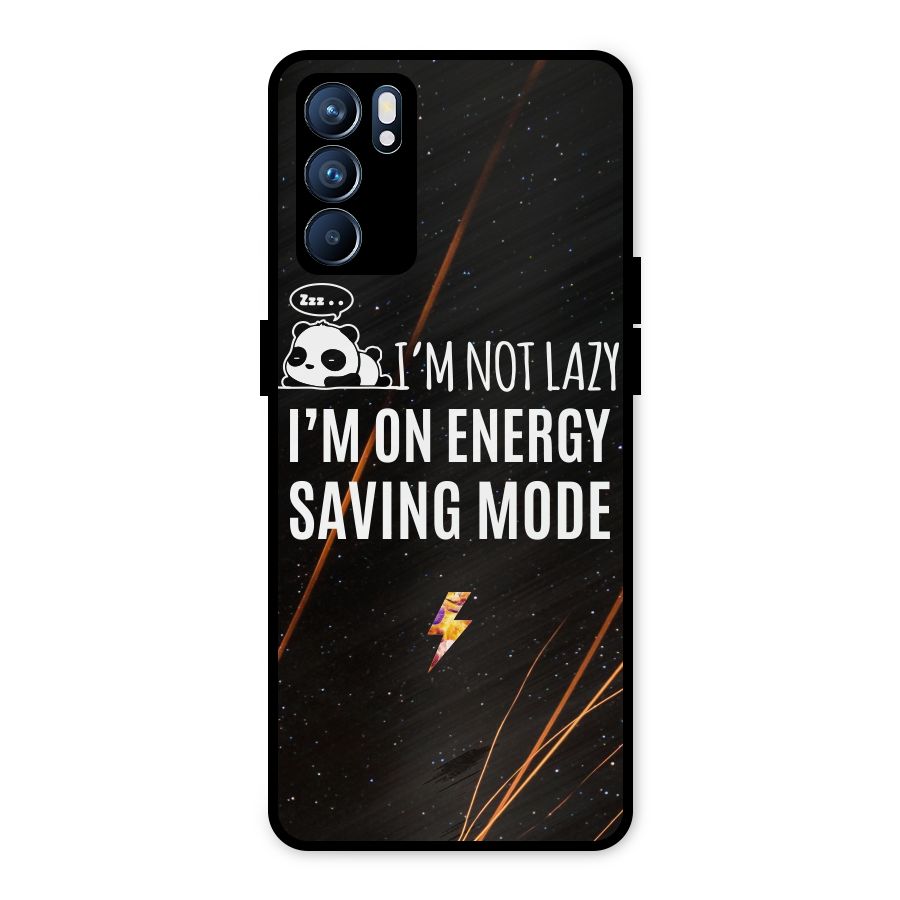 Energy Saving Mode Metal Back Case for Oppo Reno6 5G