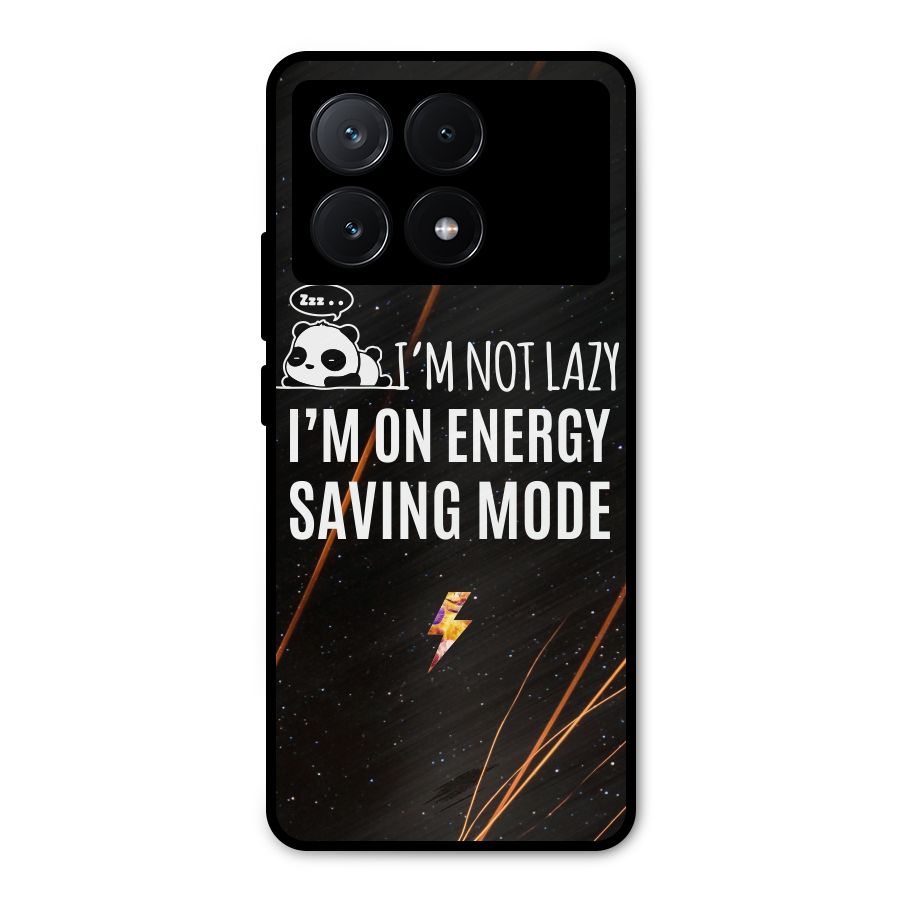 Energy Saving Mode Metal Back Case for Poco X6 Pro