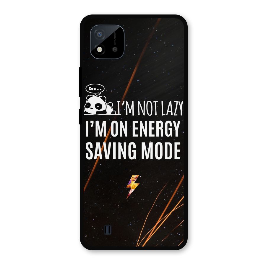 Energy Saving Mode Metal Back Case for Realme C11 2021
