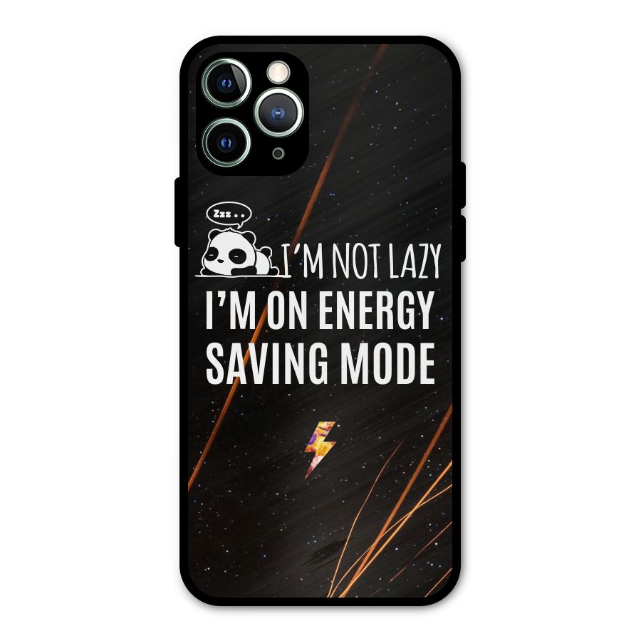 Energy Saving Mode Metal Back Case for iPhone 11 Pro Max