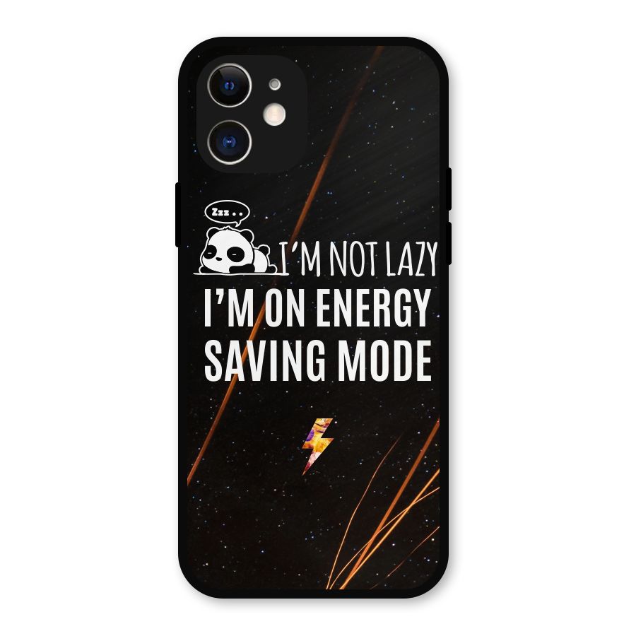 Energy Saving Mode Metal Back Case for iPhone 12