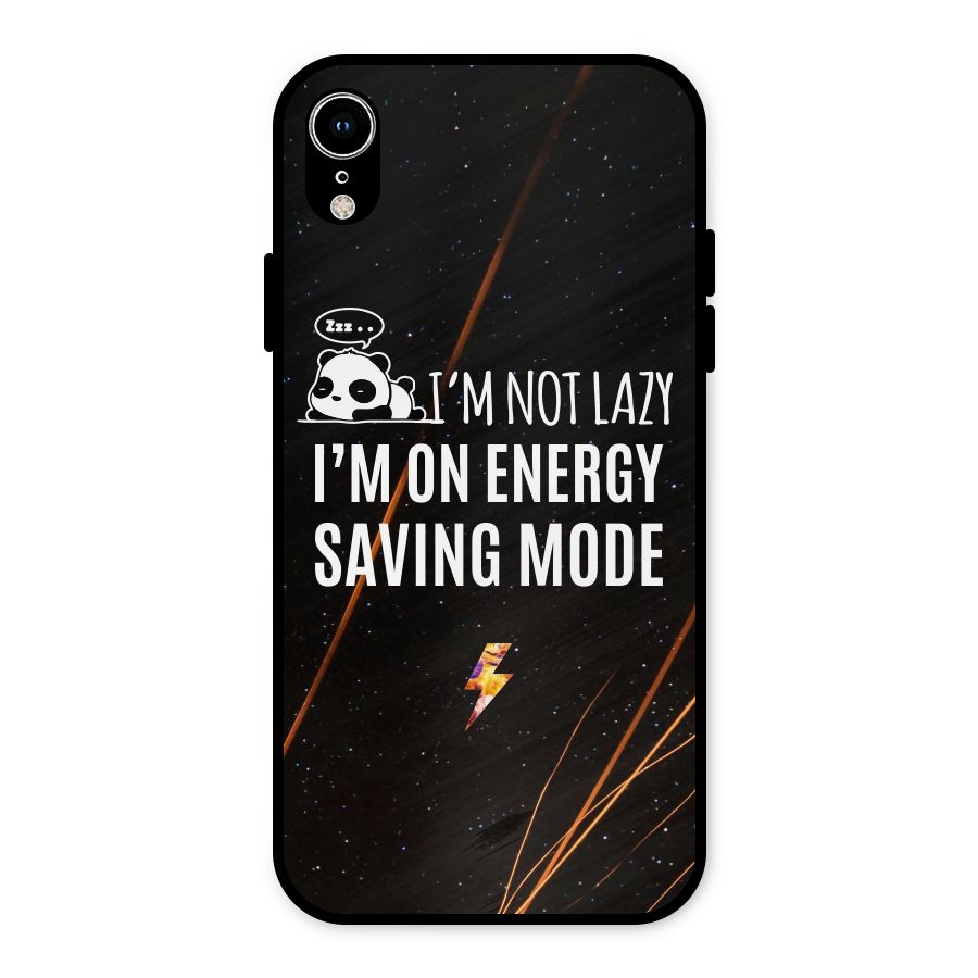 Energy Saving Mode Metal Back Case for iPhone XR