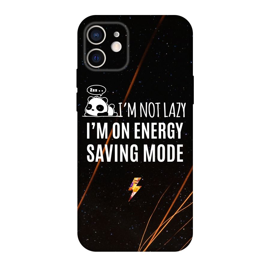 Energy Saving Mode Original Polycarbonate Back Case for iPhone 12