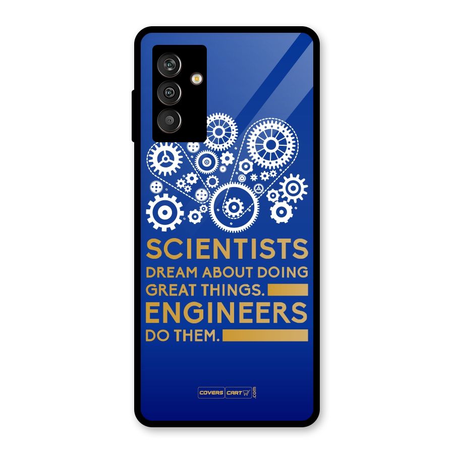 Engineer Glass Back Case for Galaxy M13