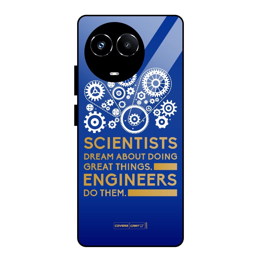 Engineer Glass Back Case for Realme 11X