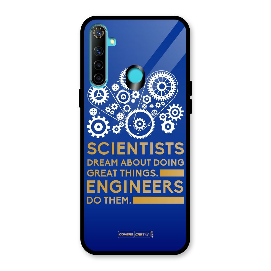 Engineer Glass Back Case for Realme Narzo 10