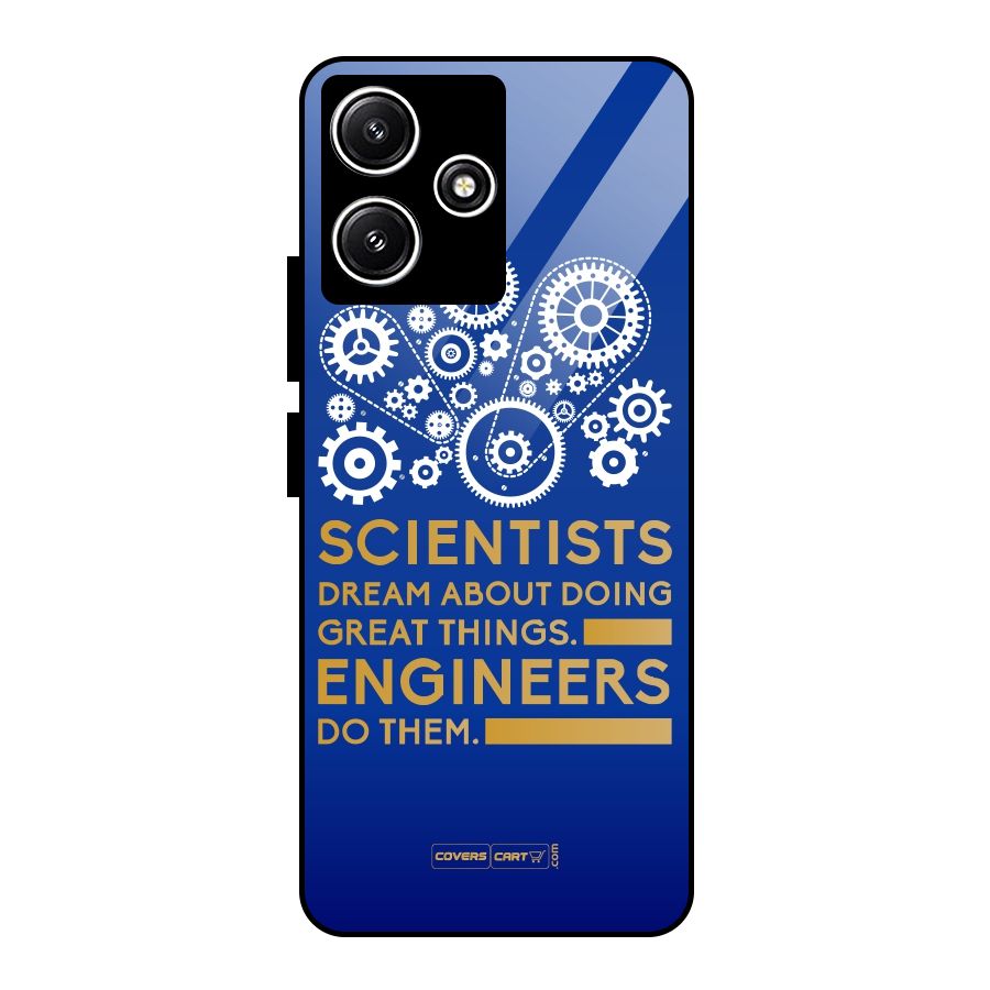 Engineer Glass Back Case for Redmi 12 5G