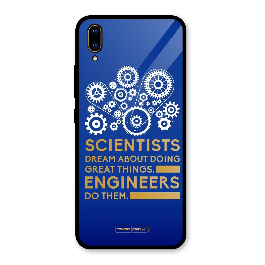 Engineer Glass Back Case for Vivo V11 Pro