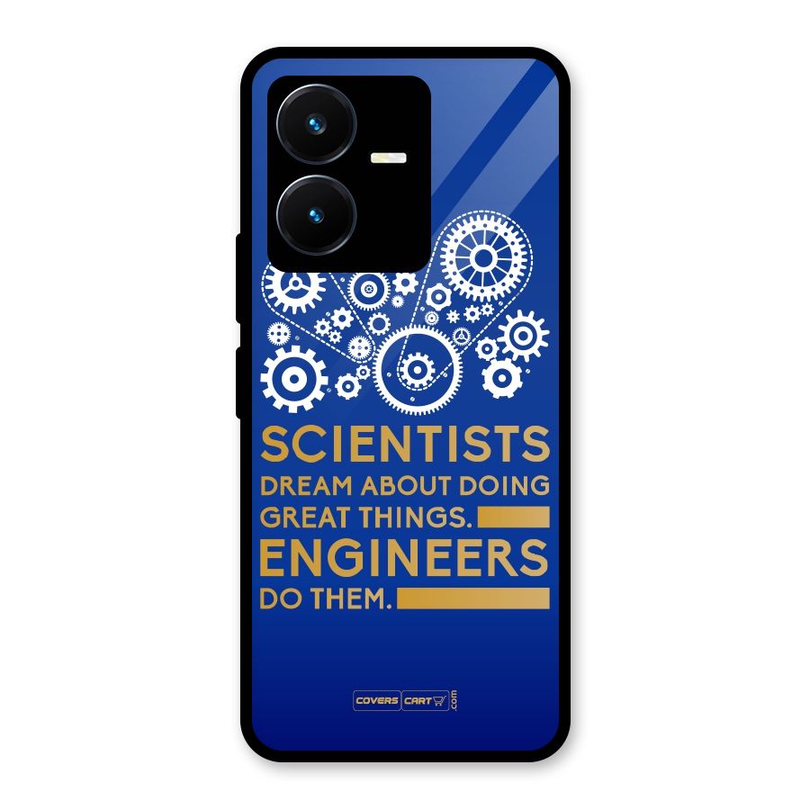 Engineer Glass Back Case for Vivo Y22s