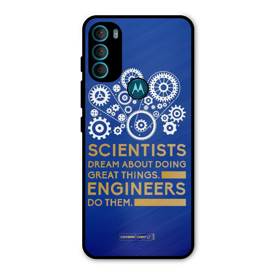 Engineer Metal Back Case for Moto G71 5G