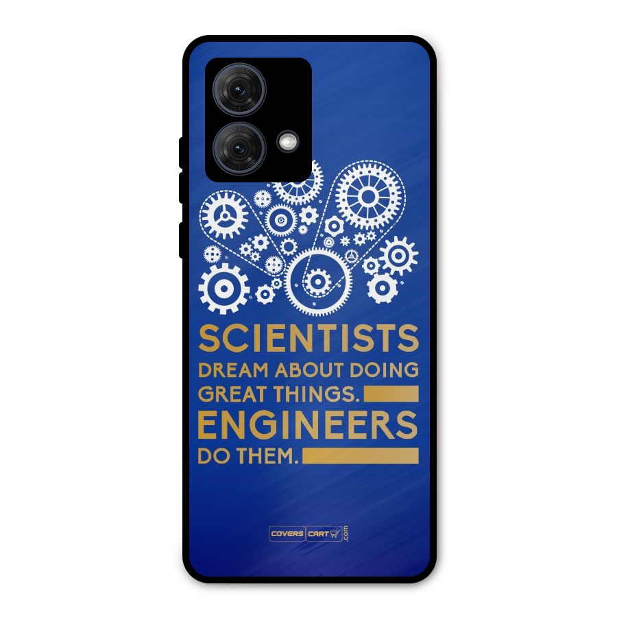 Engineer Metal Back Case for Moto G84