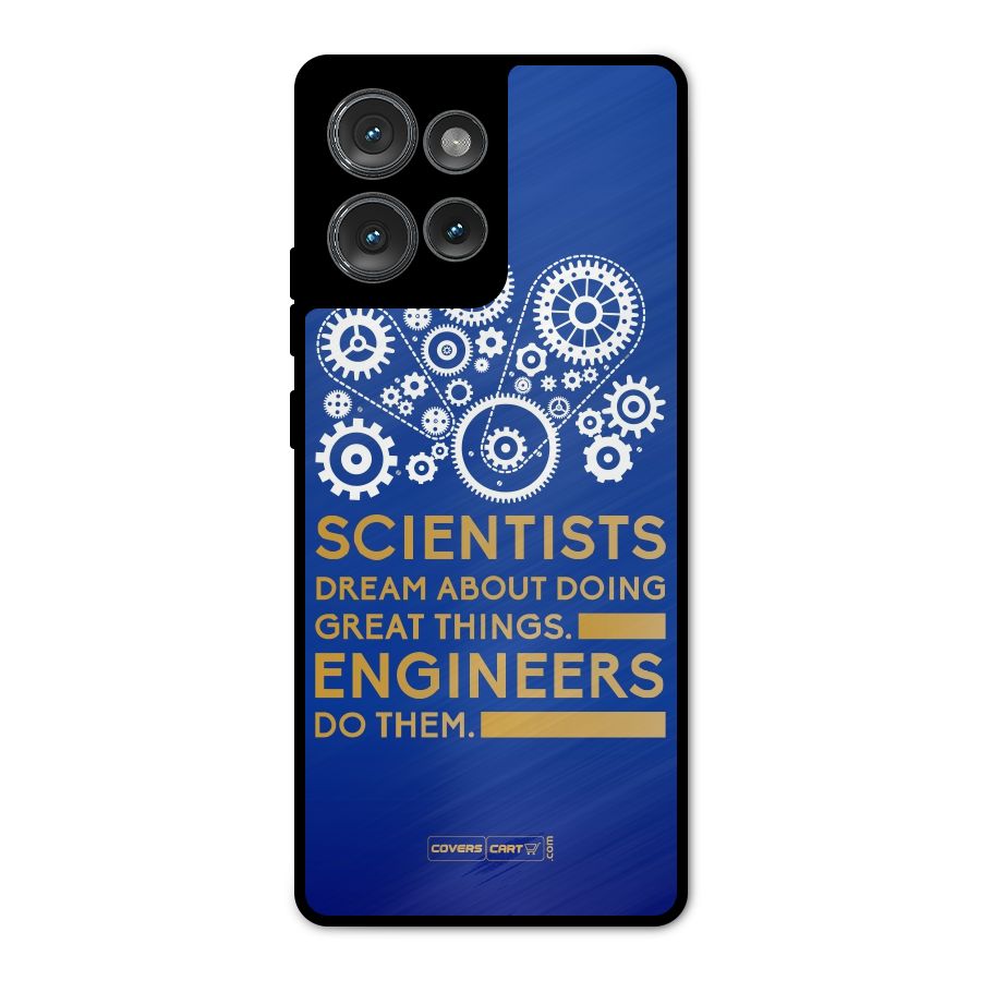 Engineer Metal Back Case for Motorola Edge 50