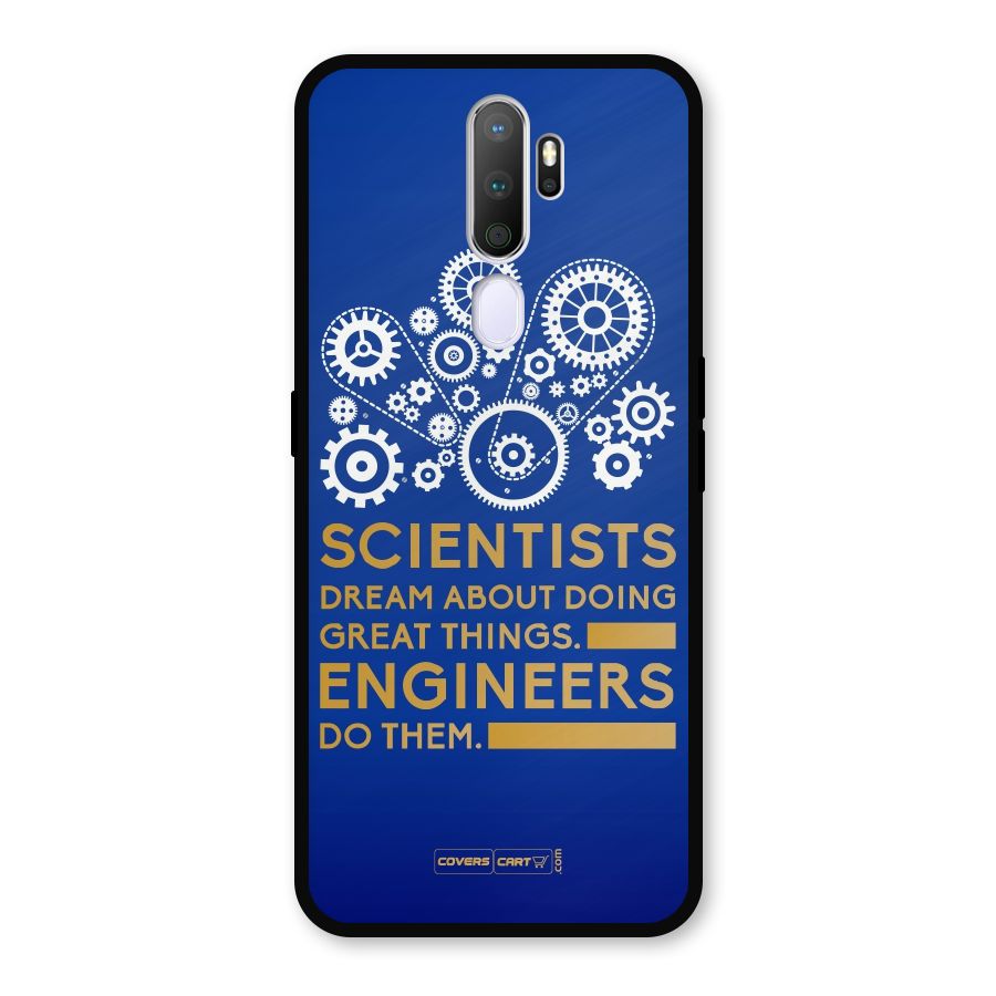 Engineer Metal Back Case for Oppo A5 (2020)