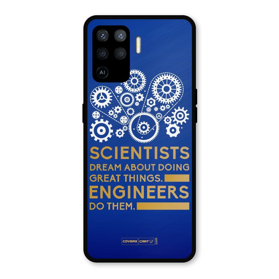 Engineer Metal Back Case for Oppo F19 Pro