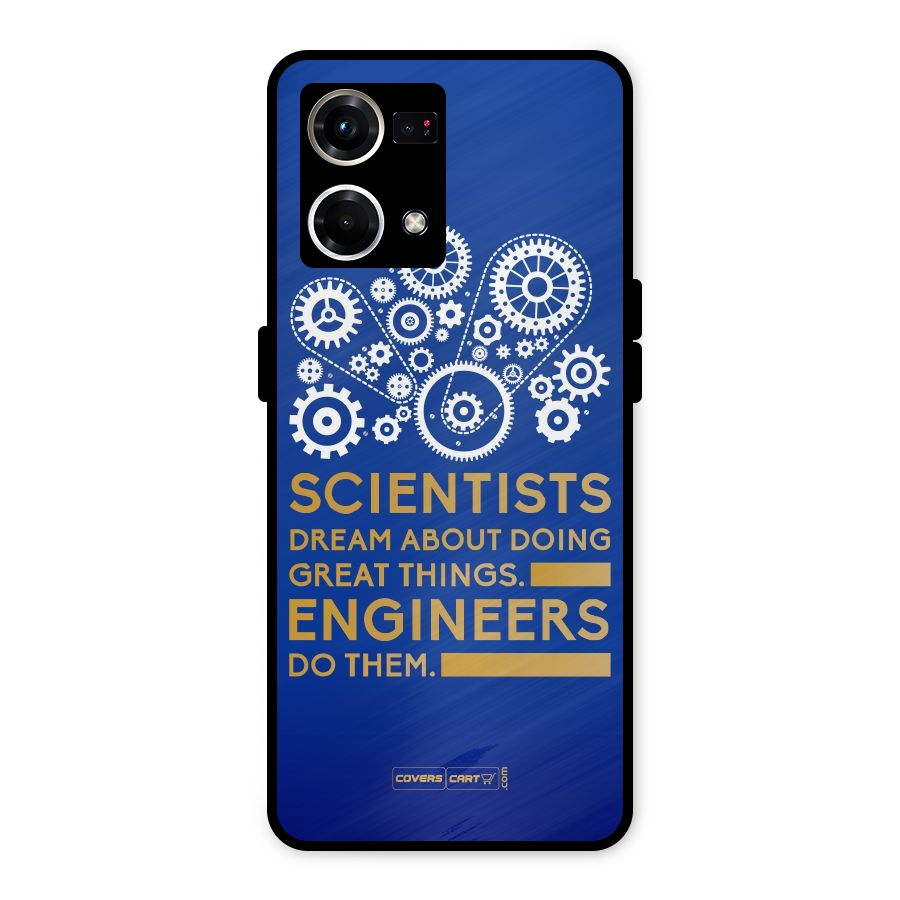 Engineer Metal Back Case for Oppo F21 Pro 4G