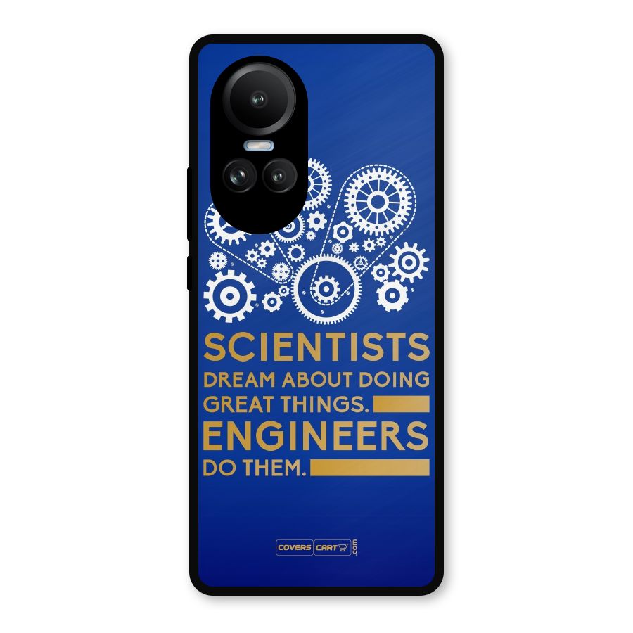 Engineer Metal Back Case for Oppo Reno10