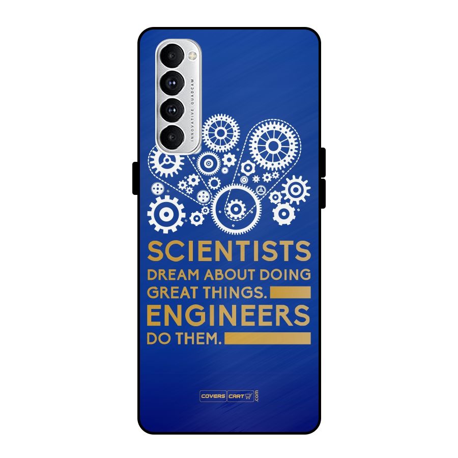Engineer Metal Back Case for Oppo Reno4 Pro