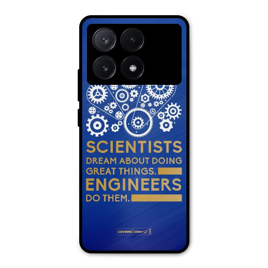 Engineer Metal Back Case for Poco X6 Pro