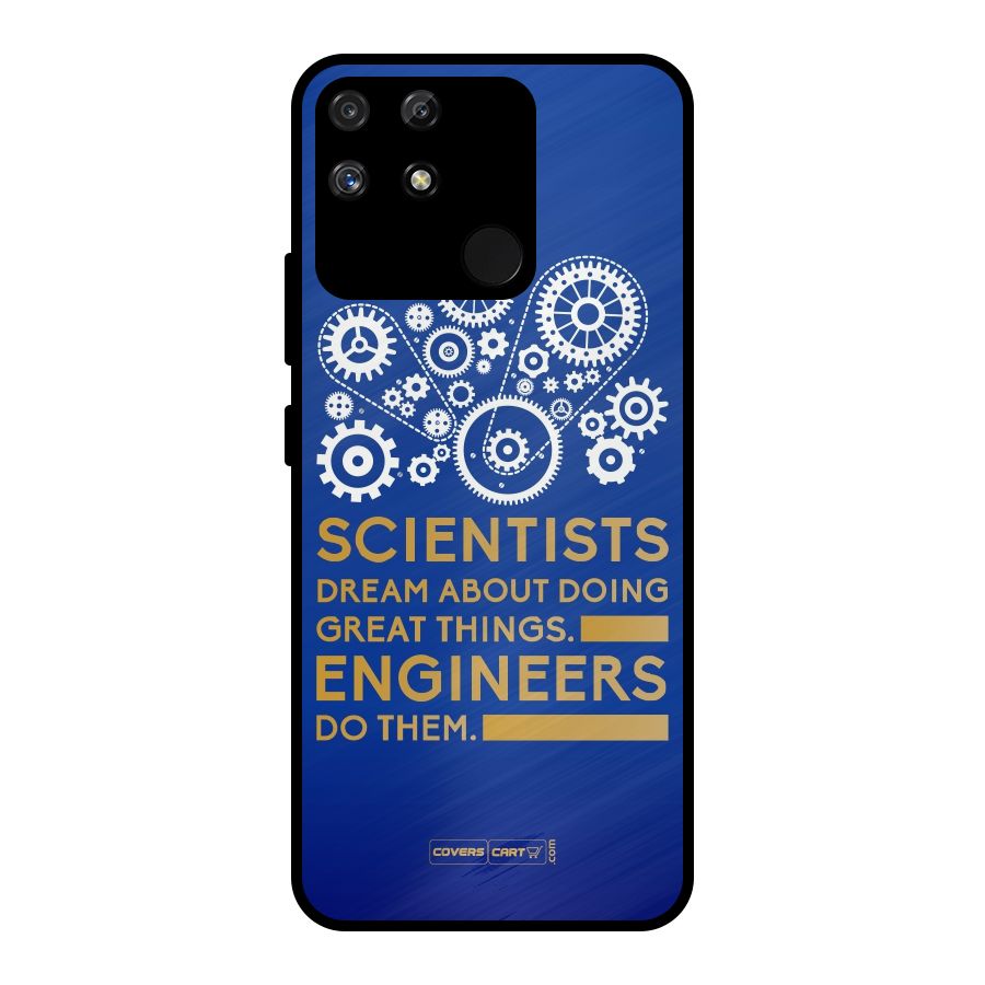 Engineer Metal Back Case for Realme Narzo 50A