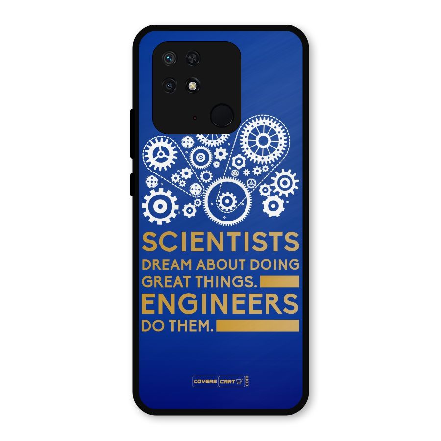 Engineer Metal Back Case for Redmi 10