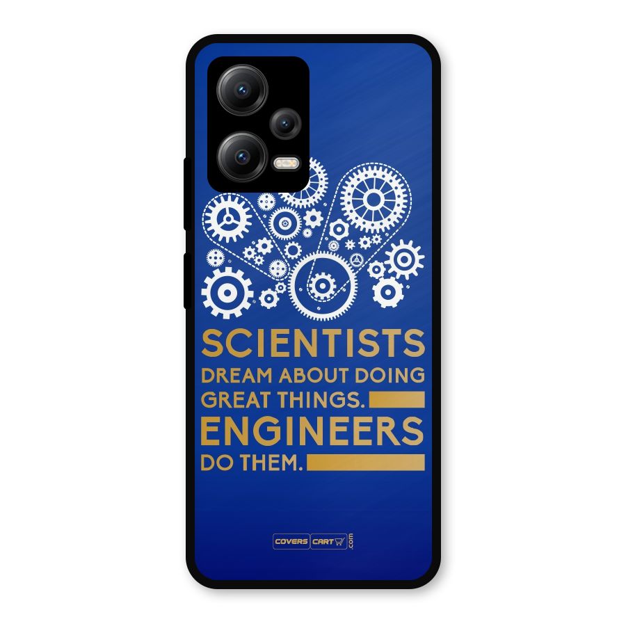 Engineer Metal Back Case for Redmi Note 12 5G