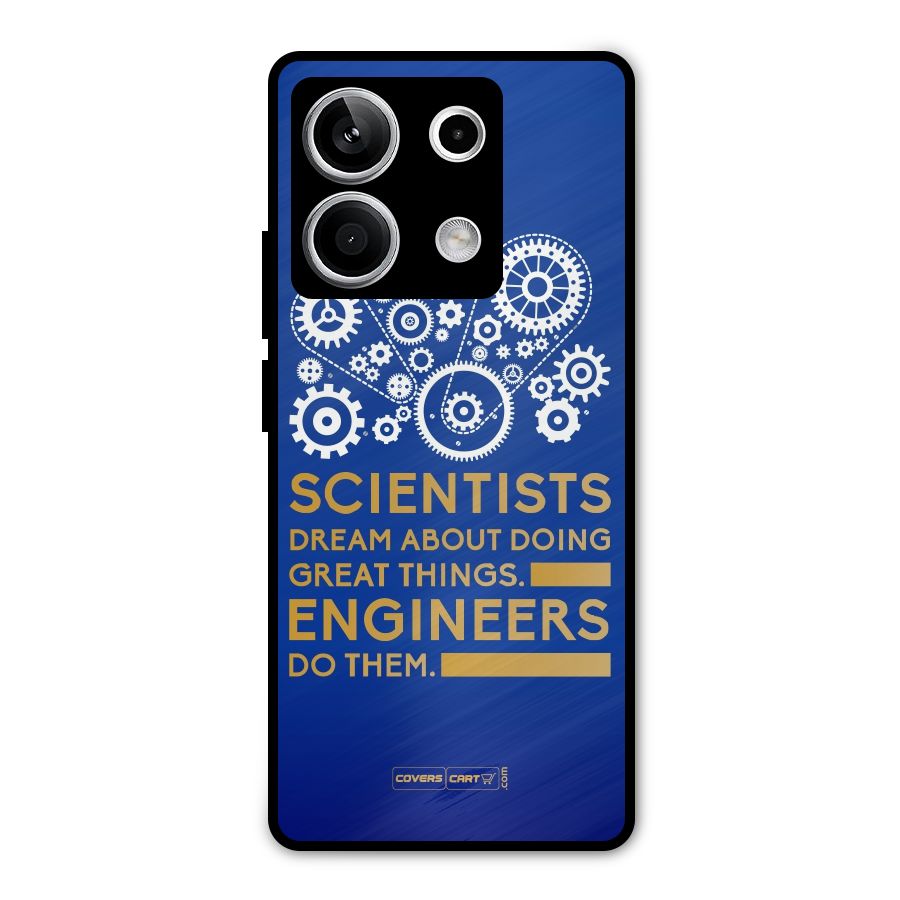 Engineer Metal Back Case for Redmi Note 13 5G