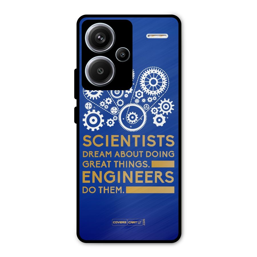 Engineer Metal Back Case for Redmi Note 13 Pro Plus