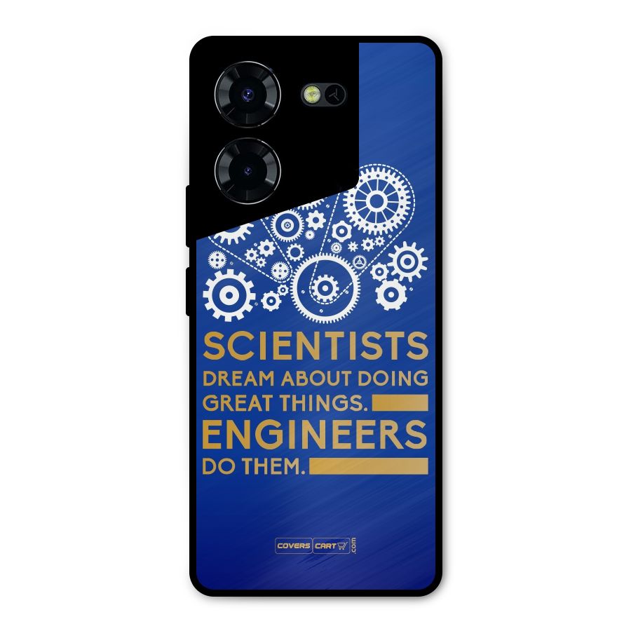 Engineer Metal Back Case for Tecno Pova 5 Pro 5G