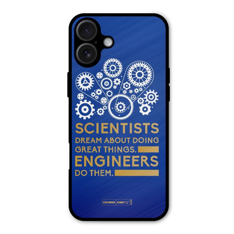 Engineer Metal Back Case for iPhone 16 Plus