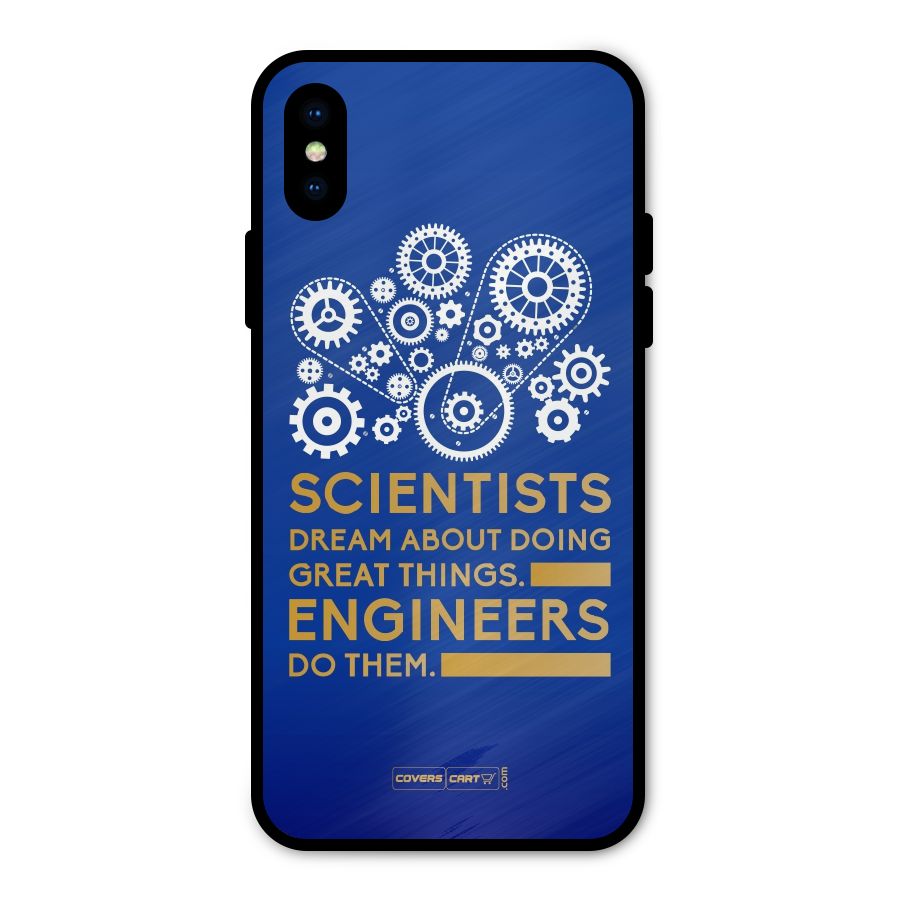 Engineer Metal Back Case for iPhone X