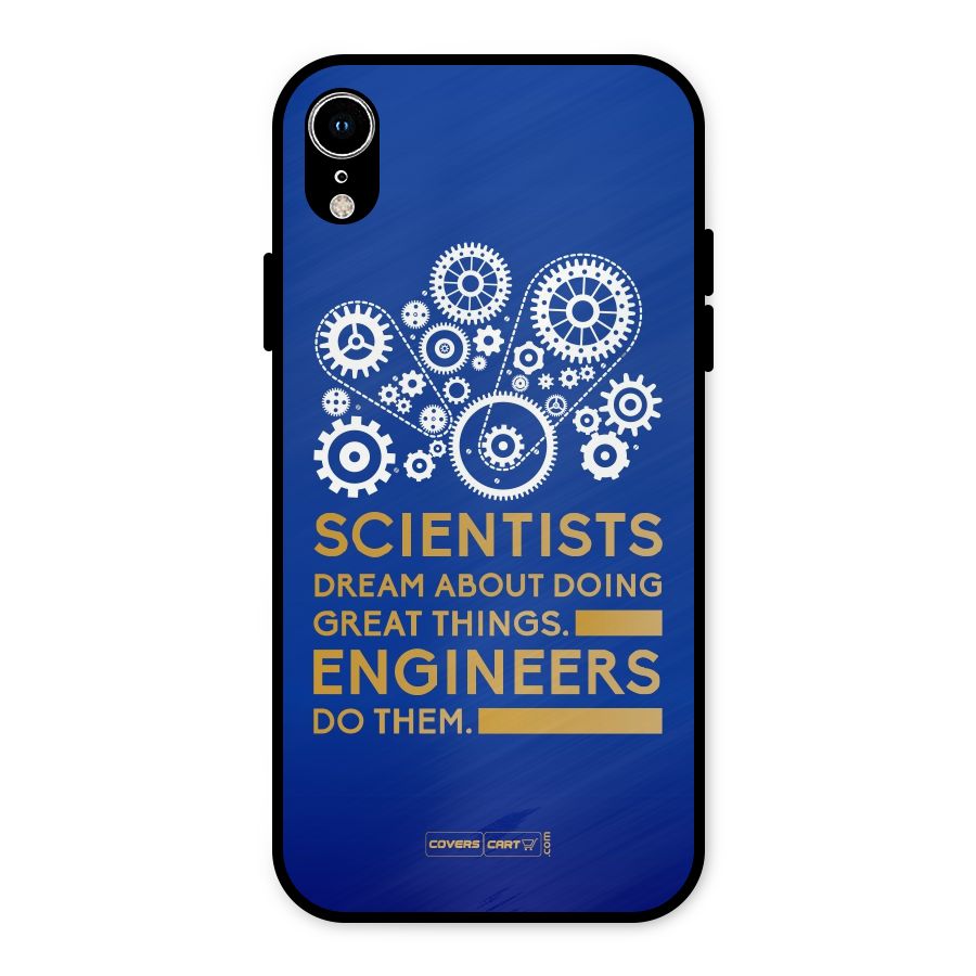 Engineer Metal Back Case for iPhone XR