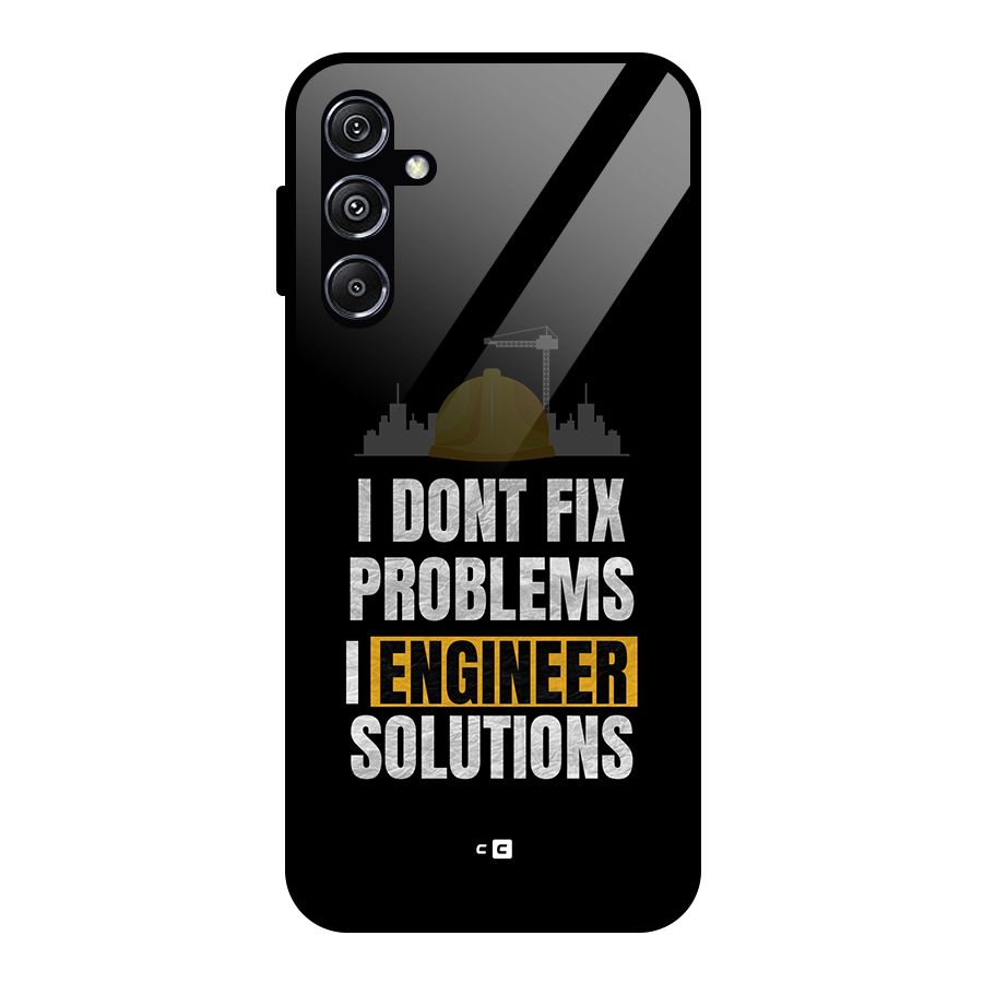 Engineer Solutions Glass Back Case for Galaxy M34 5G