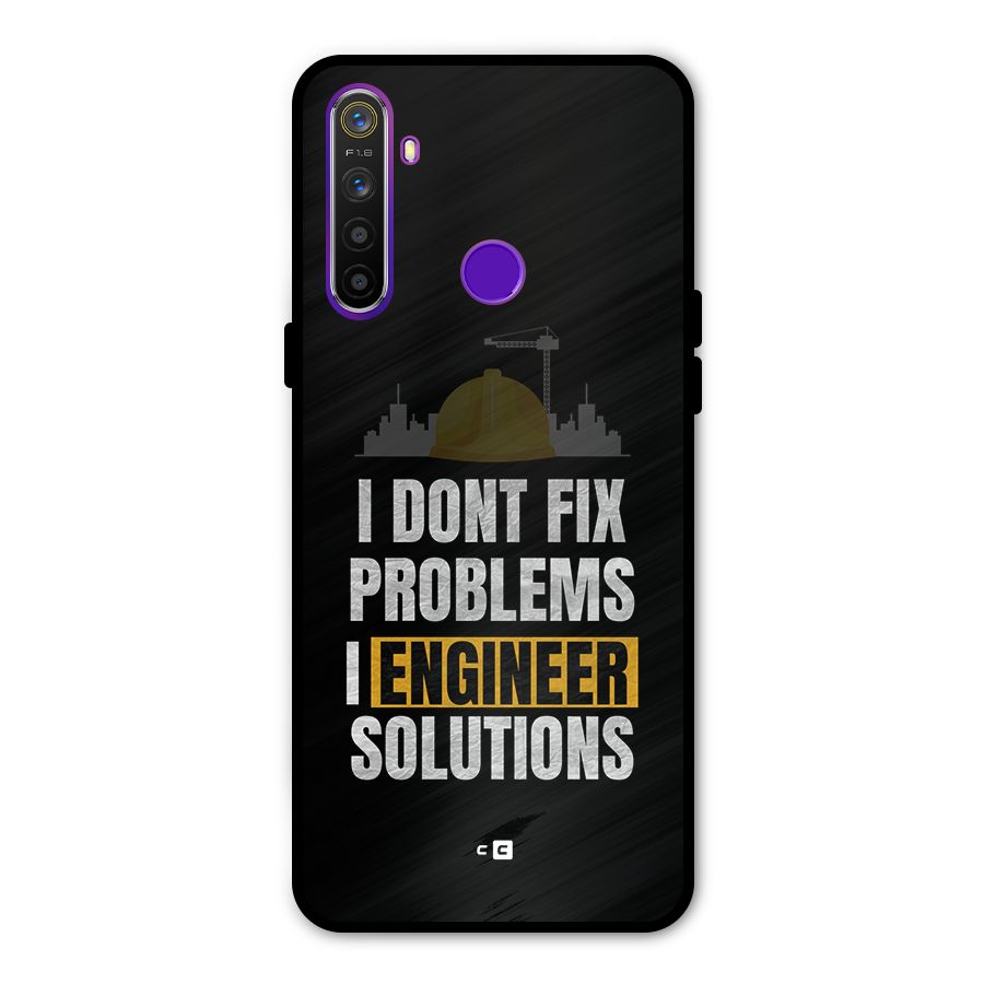 Engineer Solutions Glass Back Case for Realme 5s