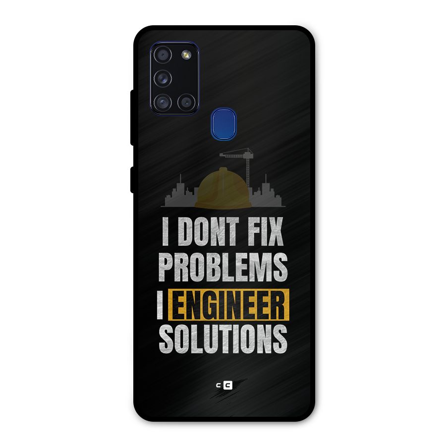 Engineer Solutions Metal Back Case for Galaxy A21s