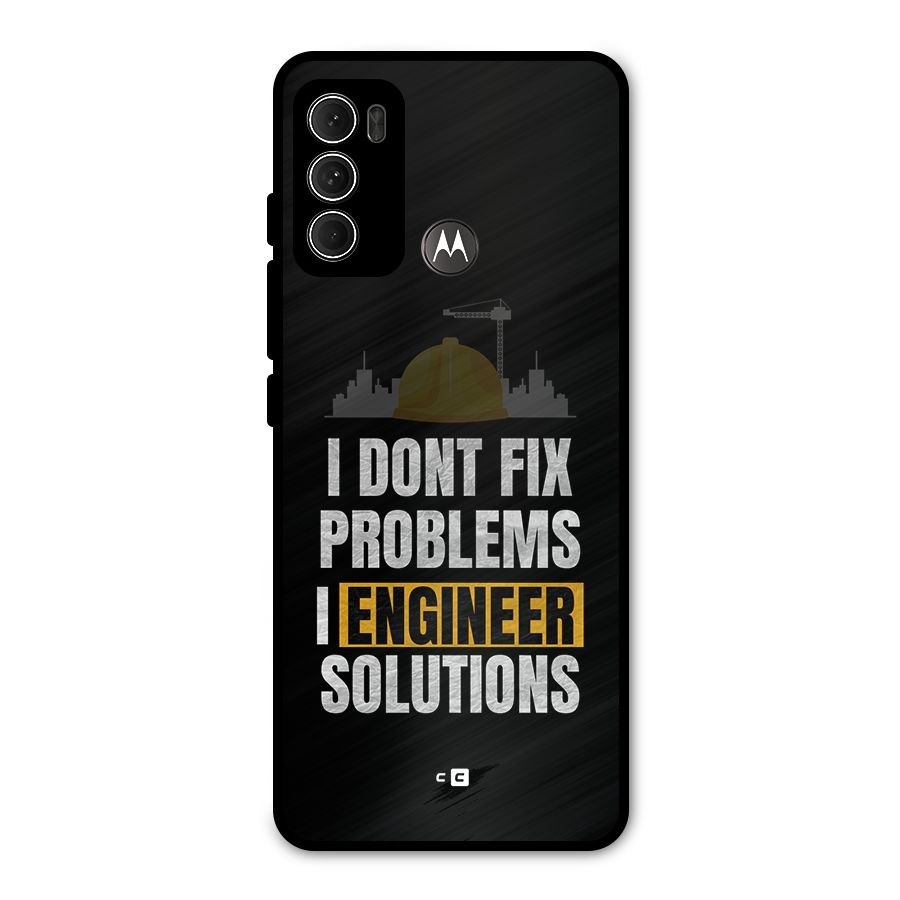 Engineer Solutions Metal Back Case for Moto G60
