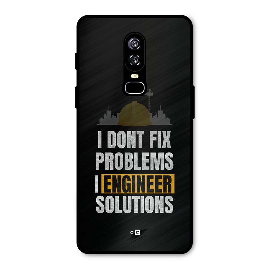 Engineer Solutions Metal Back Case for OnePlus 6