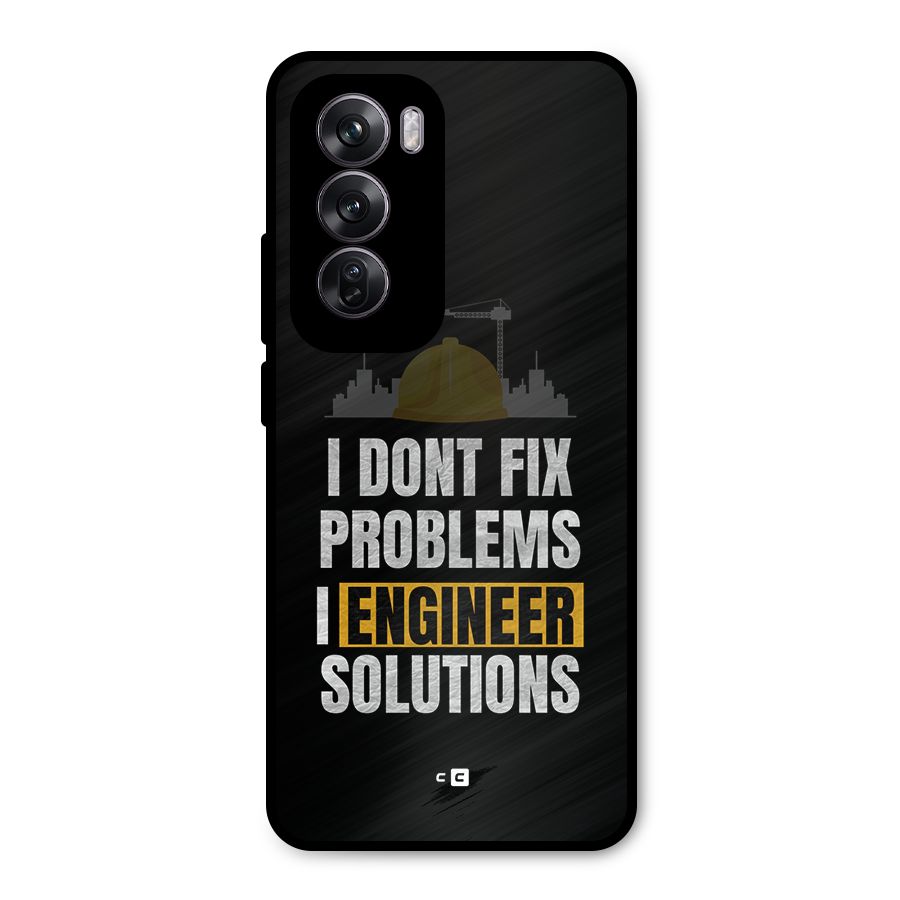 Engineer Solutions Metal Back Case for Oppo Reno12 Pro