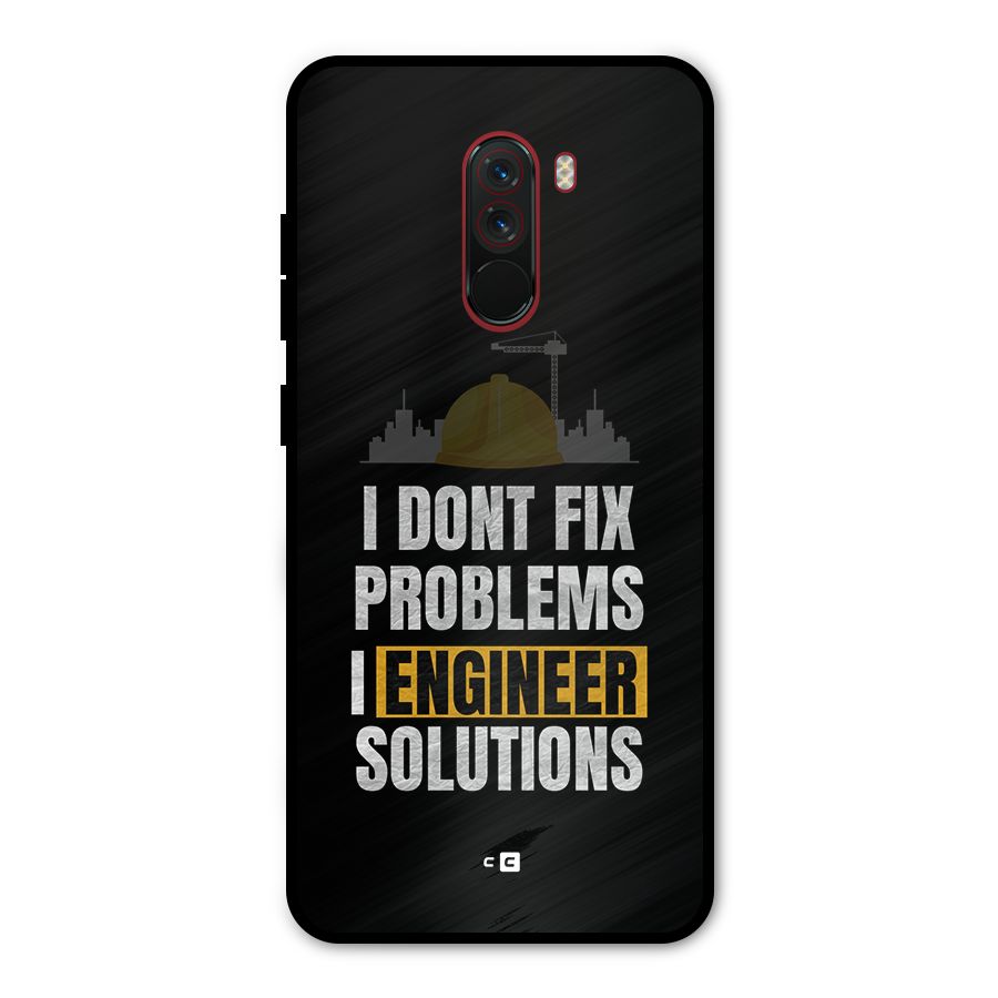 Engineer Solutions Metal Back Case for Poco F1