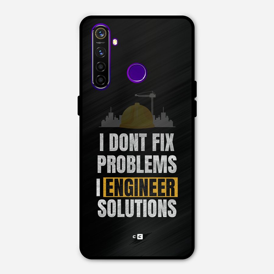 Engineer Solutions Metal Back Case for Realme 5 Pro