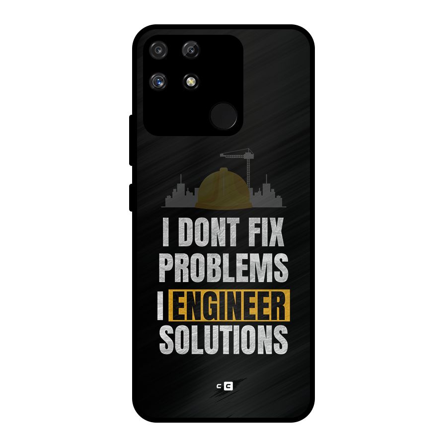Engineer Solutions Metal Back Case for Realme Narzo 50A