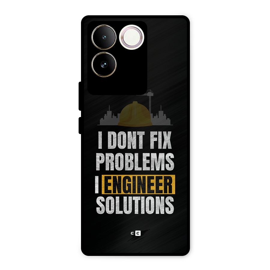 Engineer Solutions Metal Back Case for Vivo T2 Pro
