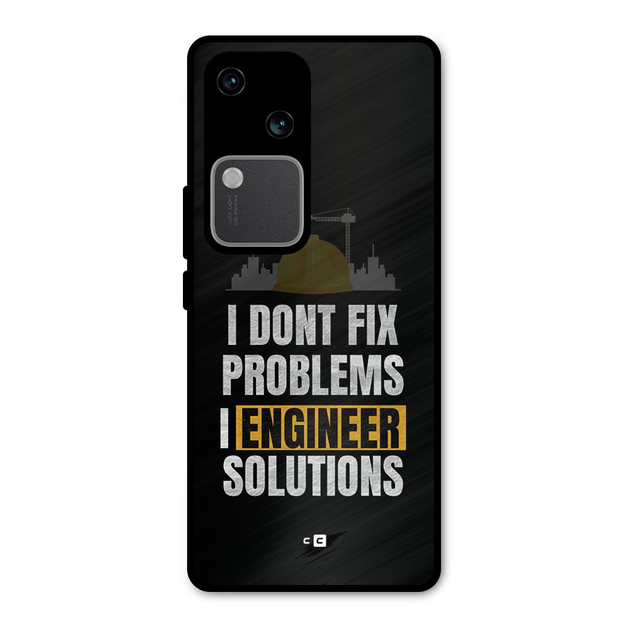 Engineer Solutions Metal Back Case for Vivo V30 Pro