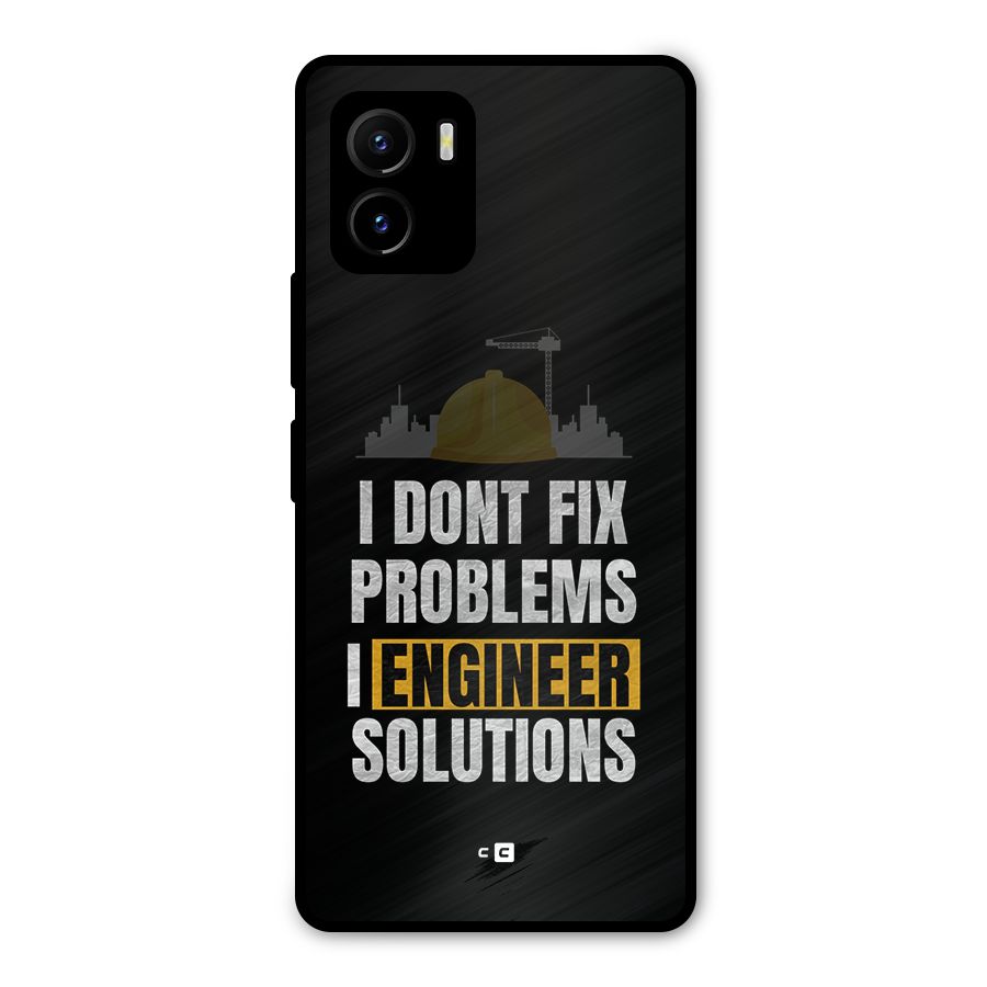 Engineer Solutions Metal Back Case for Vivo Y15s