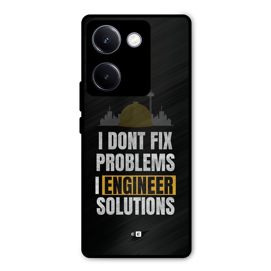 Engineer Solutions Metal Back Case for Vivo Y300 Plus