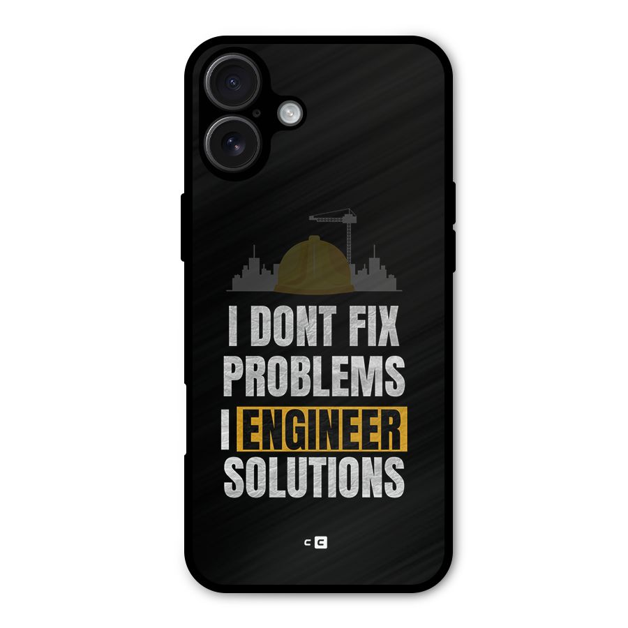 Engineer Solutions Metal Back Case for iPhone 16 Plus
