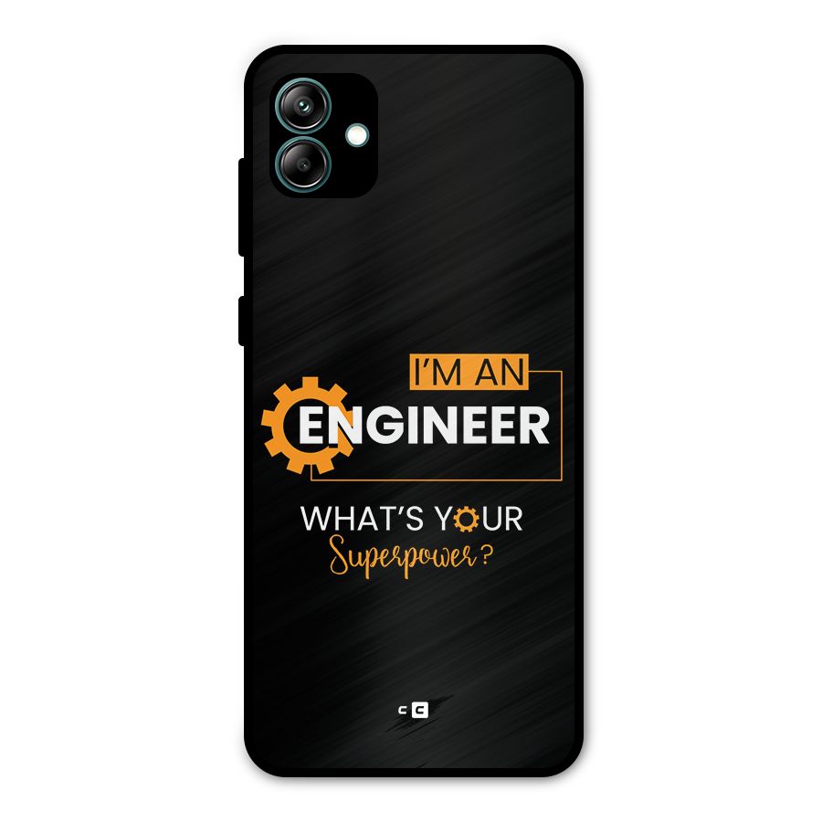 Engineer Superpower Metal Back Case for Galaxy A04