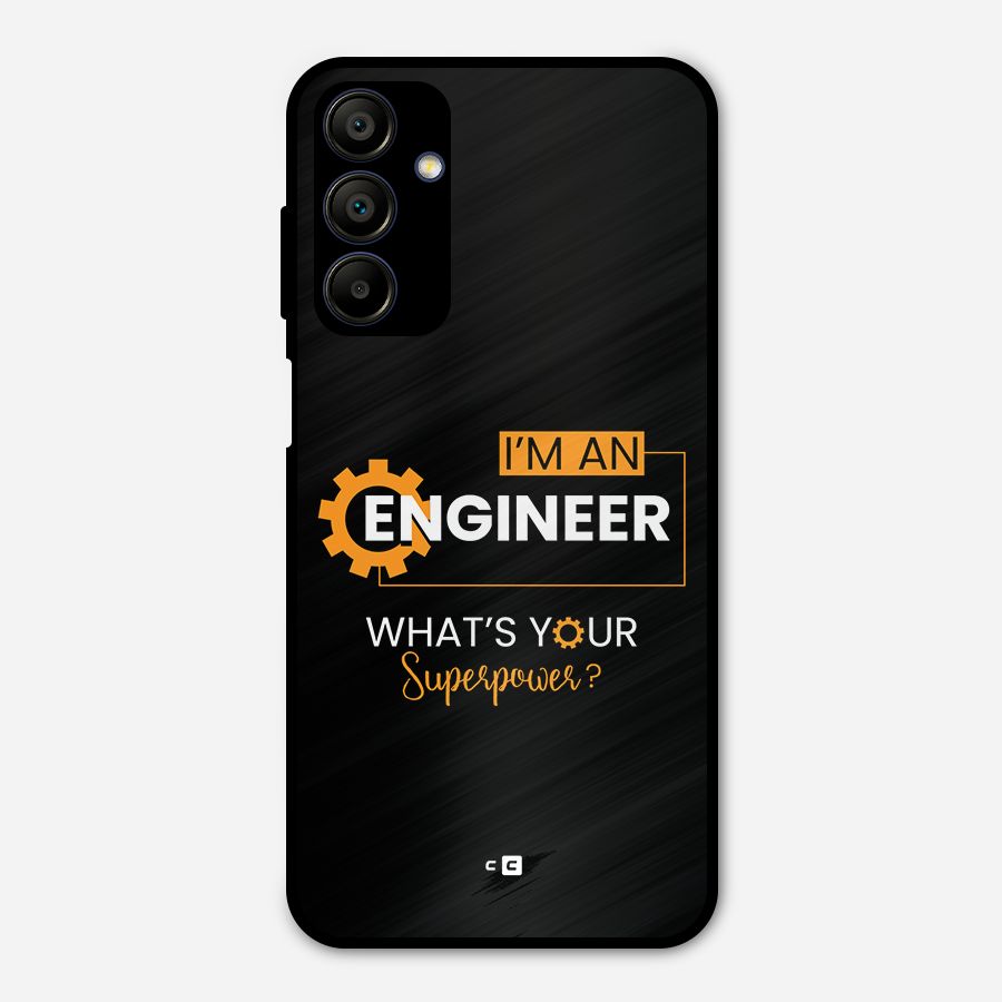 Engineer Superpower Metal Back Case for Galaxy A15 5G