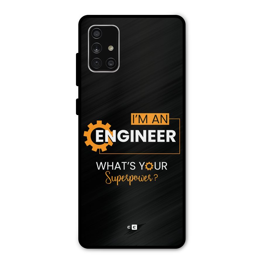Engineer Superpower Metal Back Case for Galaxy A71